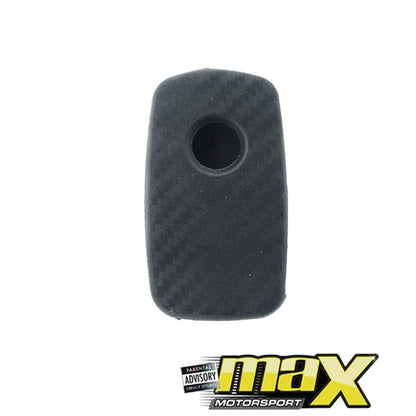 VW Polo / Golf 4/5/6 Soft Carbon Silicone Key Cover maxmotorsports