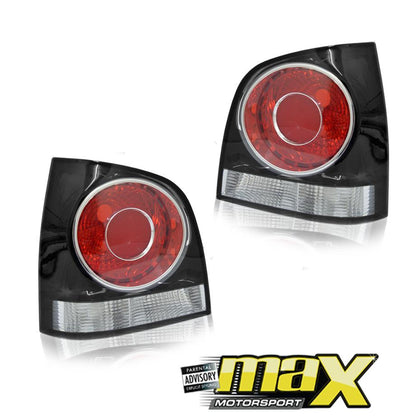 VW Polo  9N / Vivo - 05-15 Black Taillights maxmotorsports