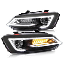 Load image into Gallery viewer, VW Polo 6 LED Projector Headlight - Audi A3 Style Max Motorsport
