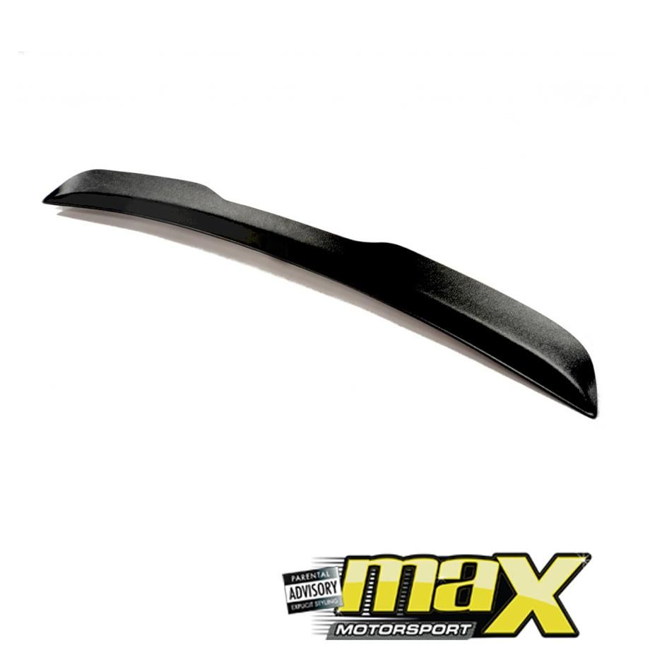 VW Polo 6 Maxton Style Gloss Black Roof Spoiler Extension Max Motorsport