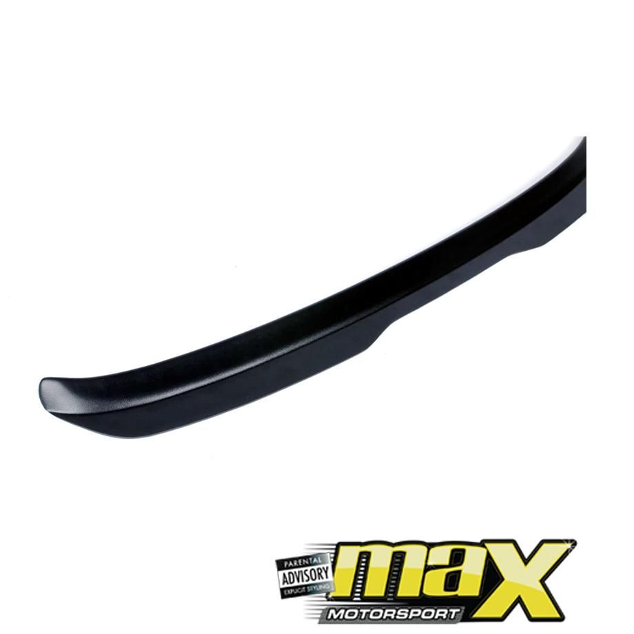 VW Polo 6 Maxton Style Gloss Black Roof Spoiler Extension Max Motorsport