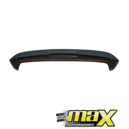 VW Polo 6 Plastic Roof Spoiler With Extensions maxmotorsports