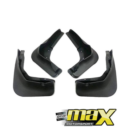 VW Polo 6 TSI (14-18) Plastic Short Mud Flaps (4Pc) maxmotorsports