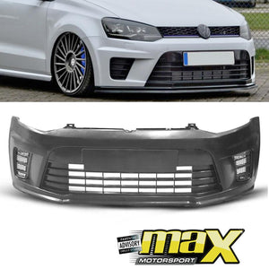 Suitable To Fit - VW Polo 6 WRC Style Plastic Front Bumper Upgrade – Max  Motorsport
