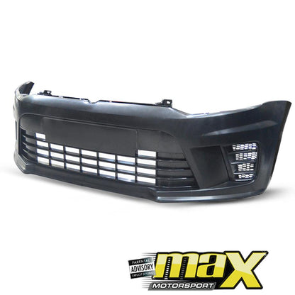 VW Polo 6 WRC Style Plastic Front Bumper Upgrade maxmotorsports