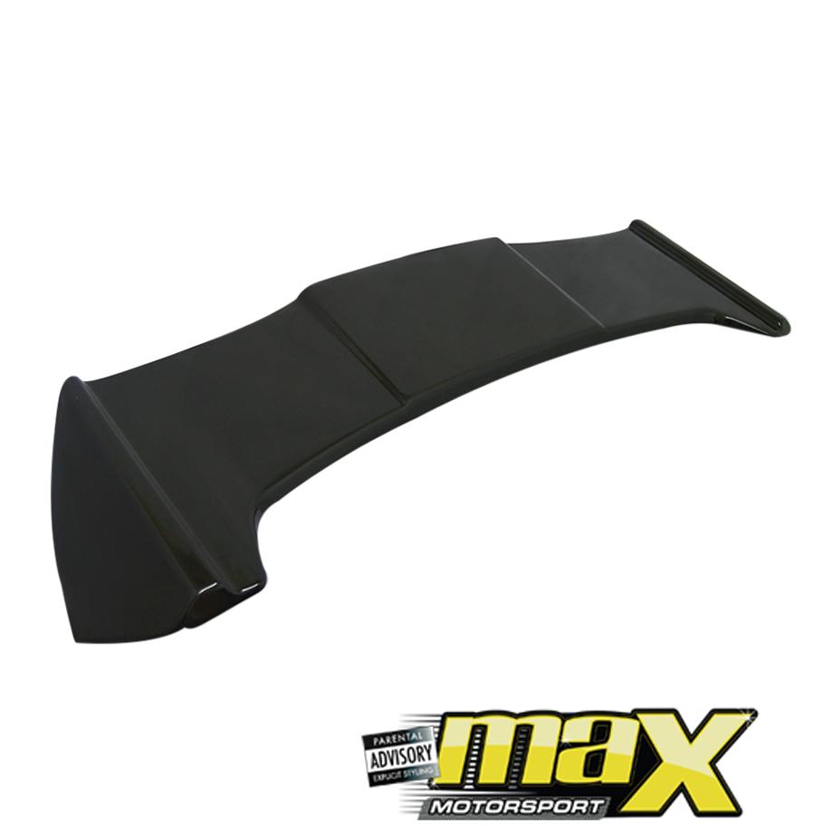 VW Polo 6 (10-19) Osir Batman Style Gloss Black Plastic Roof Spoiler maxmotorsports