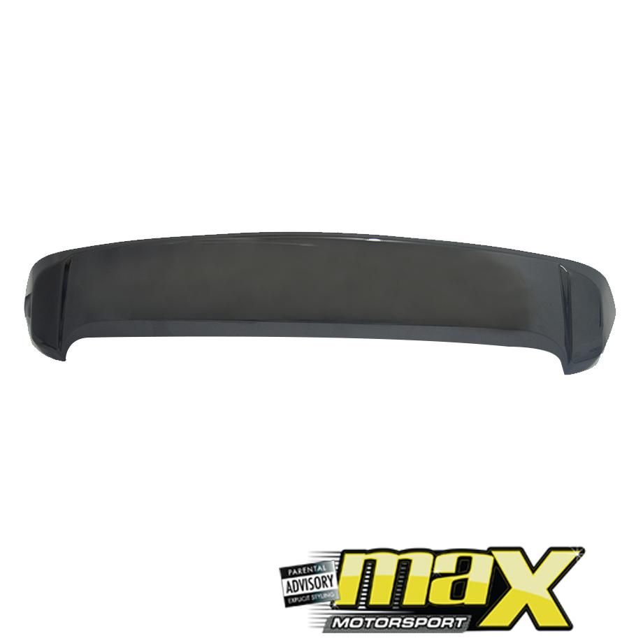 VW Polo 6 (10-On) Gloss Black Plastic Roof Spoiler maxmotorsports