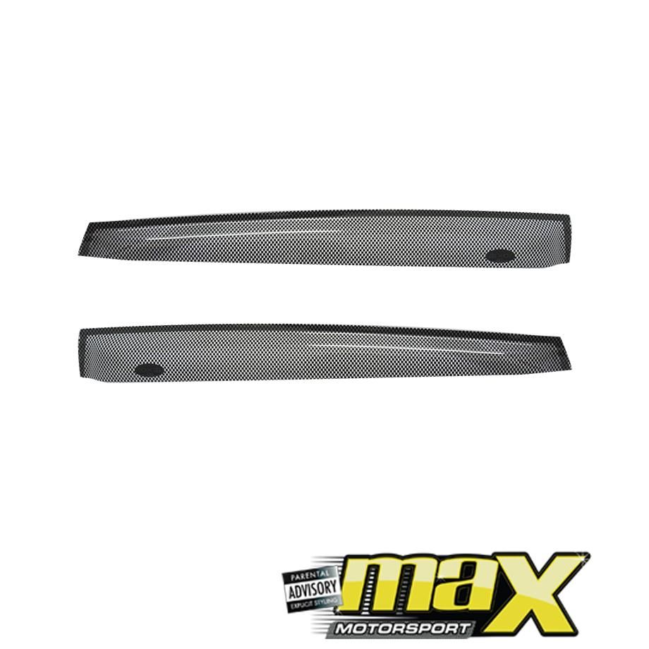 VW Polo 6 (2018-On) Carbon Look Rear Windshields maxmotorsports