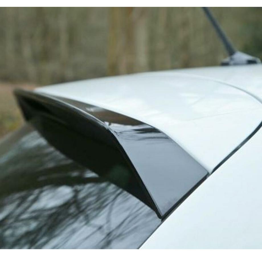 VW Polo 6C GTI Style Gloss Black Roof Spoiler Extension Max Motorsport