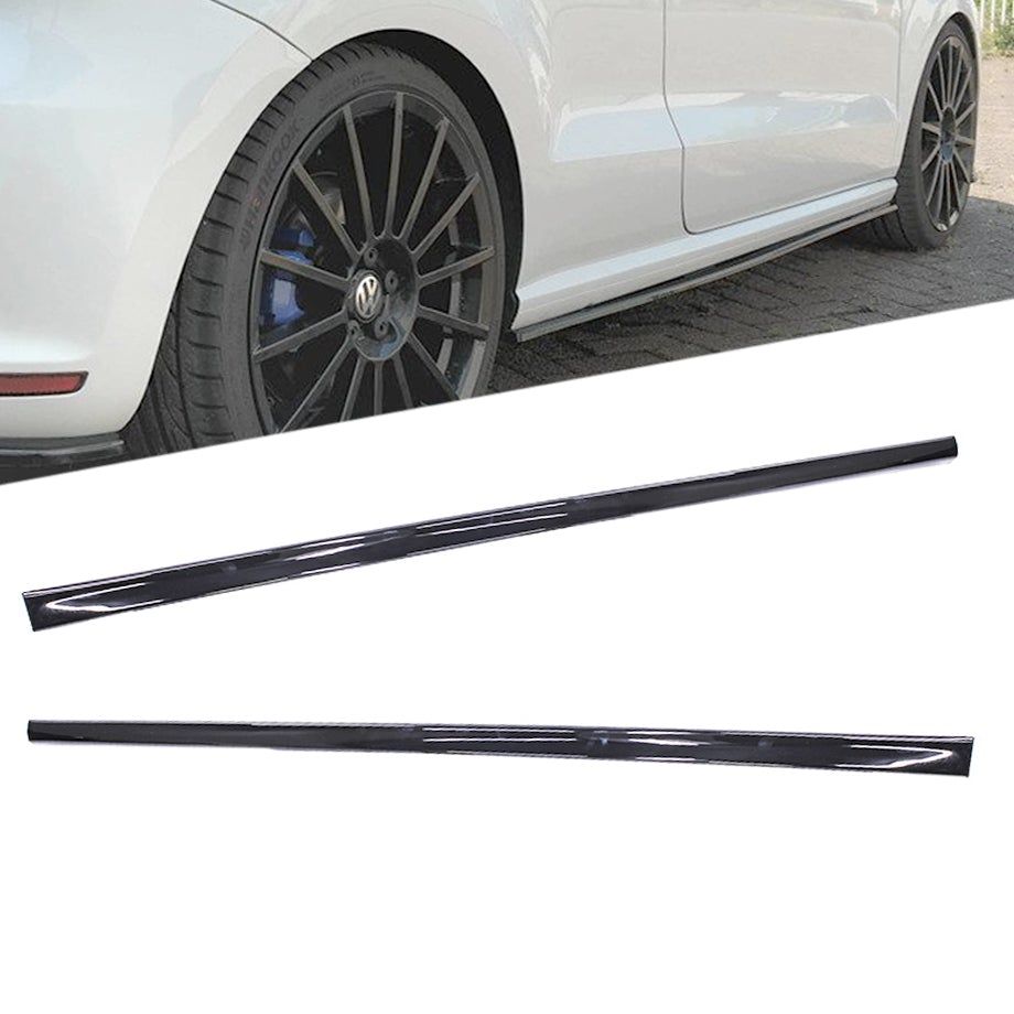 Suitable To Fit - VW Polo 6C GTI OEM Style Gloss Black Side Skirts – Max  Motorsport