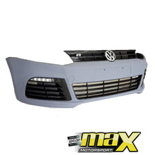 Load image into Gallery viewer, VW Polo 6R R20 Style Plastic Front Bumper Upgrade maxmotorsports
