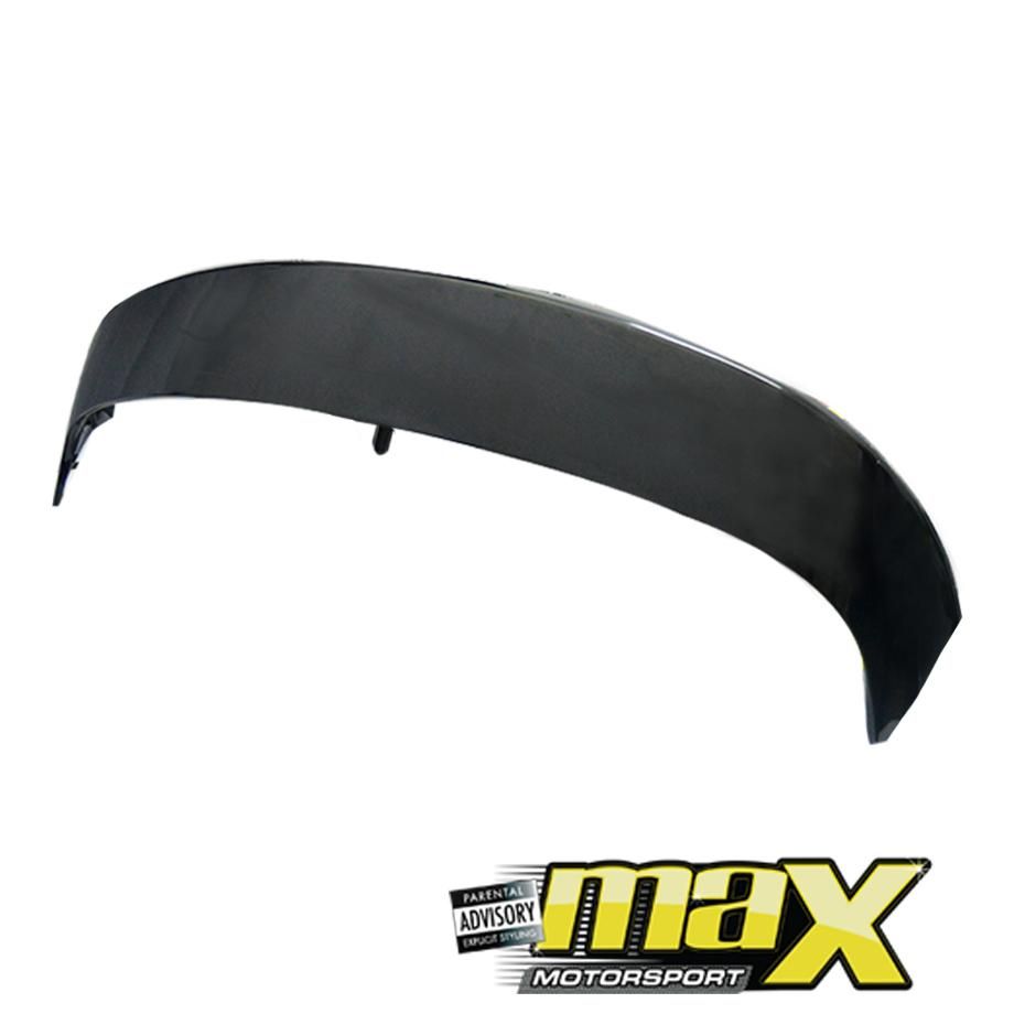 VW Polo 6R WRC Style Gloss Black Plastic Roof Spoiler Max Motorsport