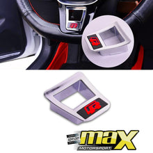 Load image into Gallery viewer, VW Polo 7 / Golf 7 Chrome R-Logo Steering Wheel Inserts maxmotorsports
