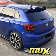 Load image into Gallery viewer, VW Polo 8 AW (19-On) Oettinger Style Gloss Black Plastic Roof Spoiler maxmotorsports
