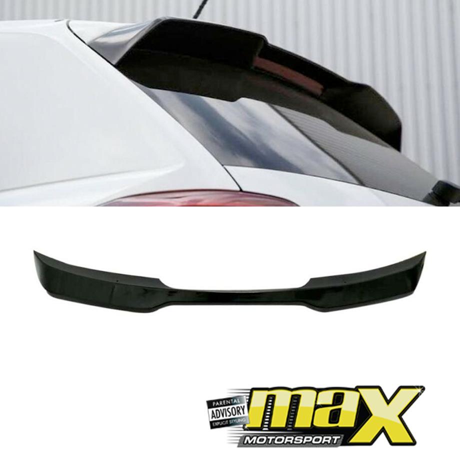 VW Polo 8 AW (19-On) R-Line Style Roof Spoiler Gloss Black maxmotorsports