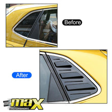 Load image into Gallery viewer, VW Polo 8AW Gloss Black Plastic Side Window Louver Max Motorsport
