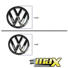 Load image into Gallery viewer, VW Polo 8AW (19-On) Carbon Look Stick On Emblem Badge (Pair) maxmotorsports
