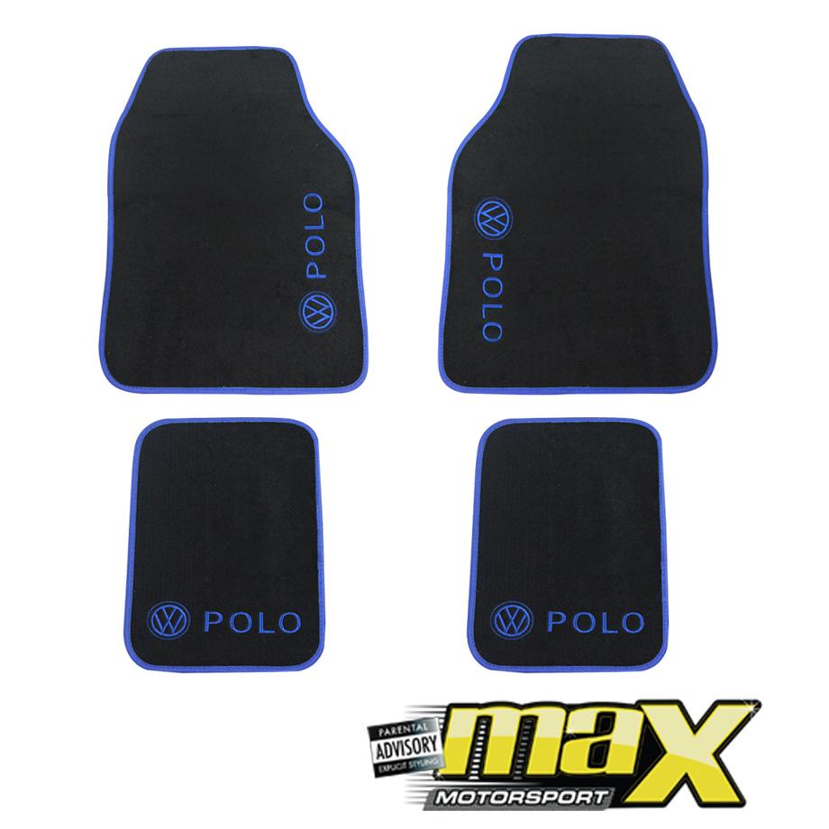 VW Polo Car Mats - (Blue) Max Motorsport