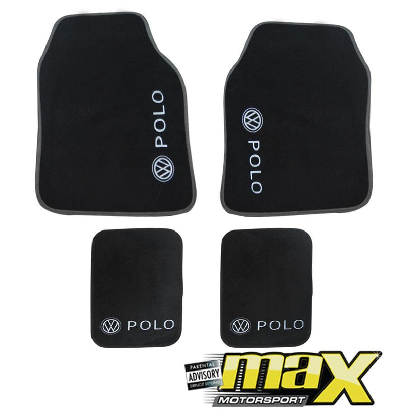 VW Polo Car Mats (Grey) Max Motorsport