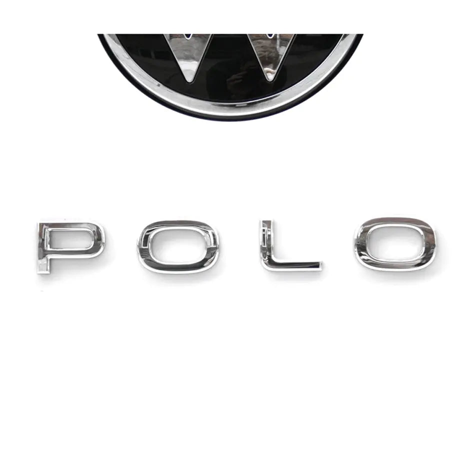 VW Polo Chrome Lettering Badge maxmotorsports