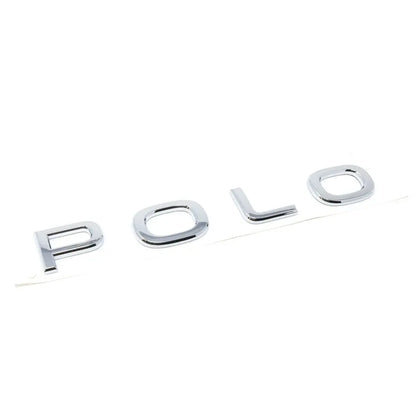 VW Polo Chrome Lettering Badge maxmotorsports