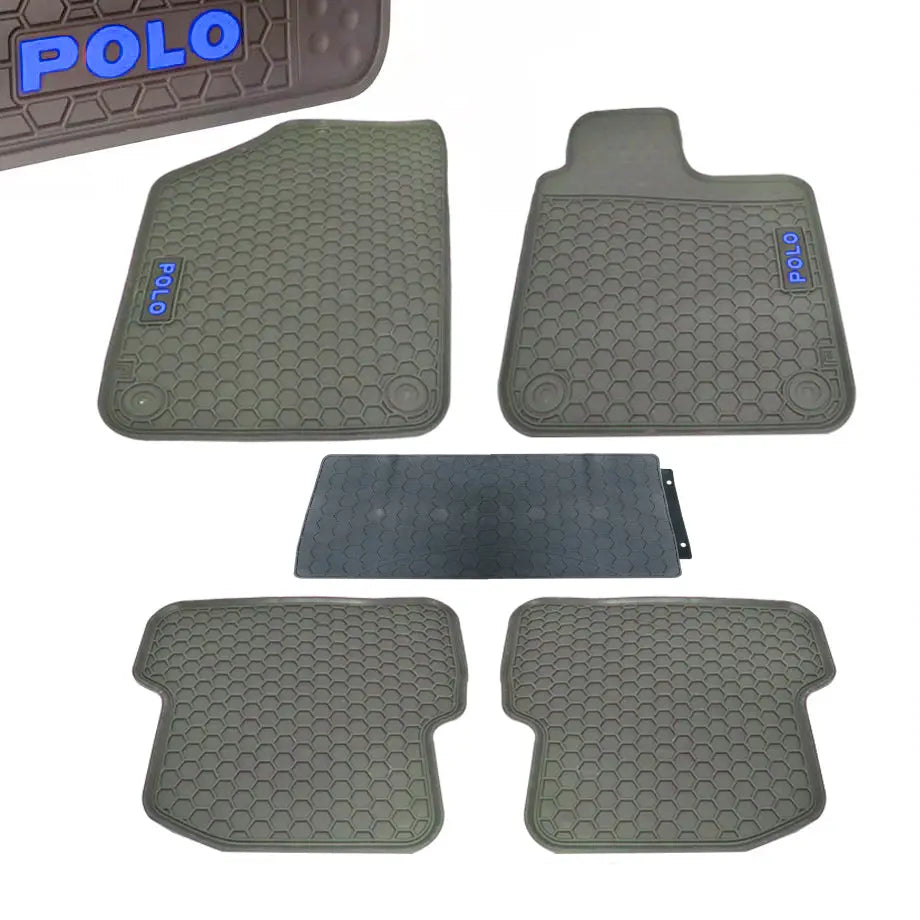 VW Polo Custom Rubber Car Mats (5-Piece) maxmotorsports