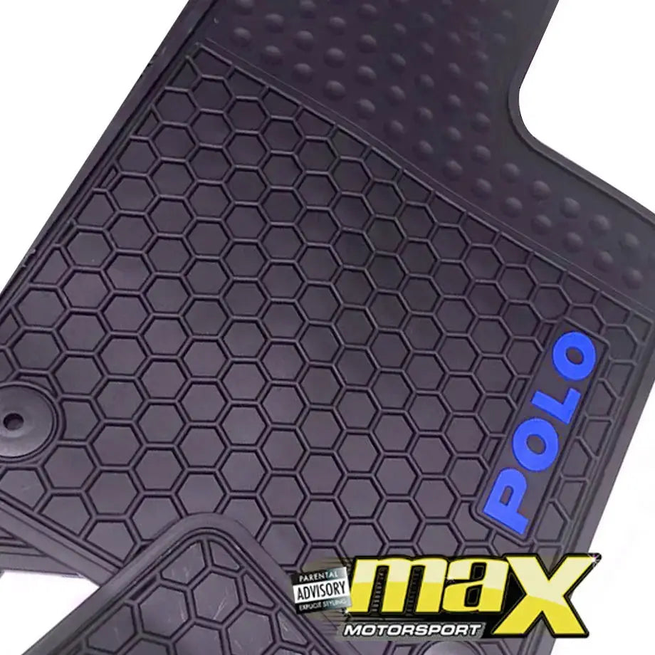 VW Polo Custom Rubber Car Mats (5-Piece) maxmotorsports