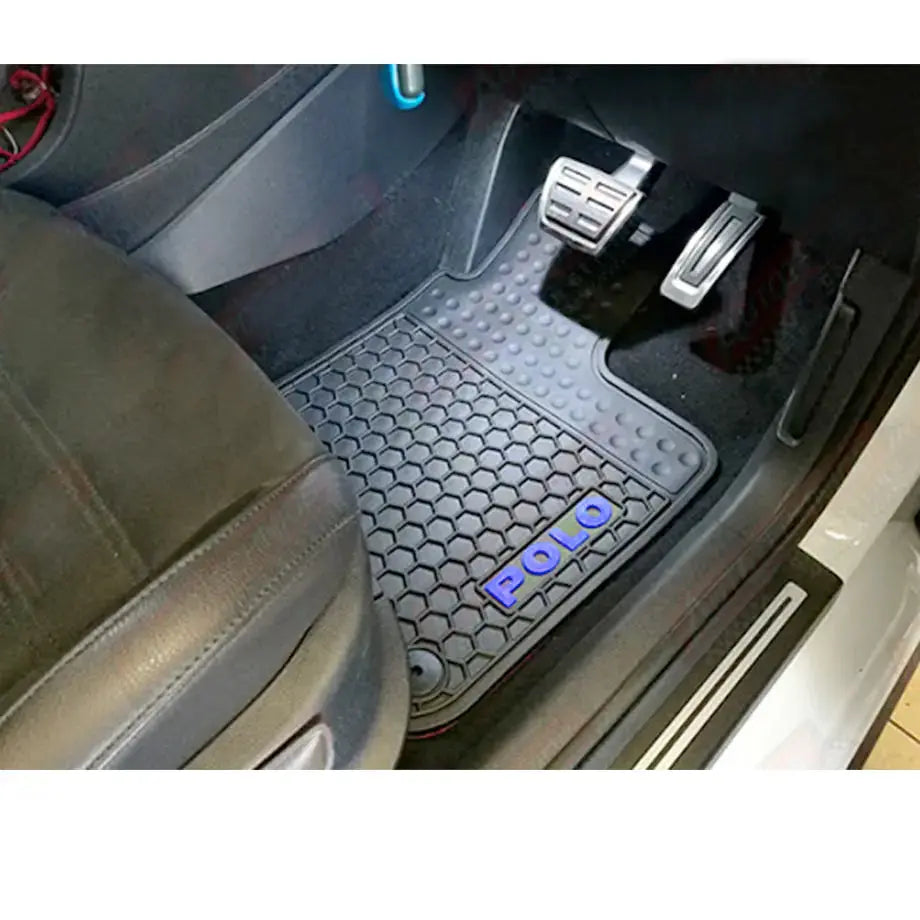 VW Polo Custom Rubber Car Mats (5-Piece) maxmotorsports