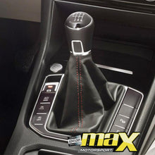 Load image into Gallery viewer, VW Polo Leather Gear Knob + Boot Cover maxmotorsports
