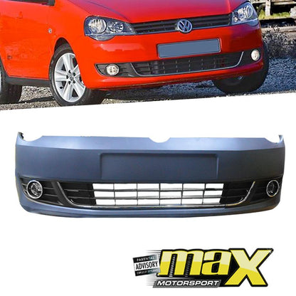 VW Polo Vivo Plastic Upgrade Front Bumper With Fogs (10-17) maxmotorsports