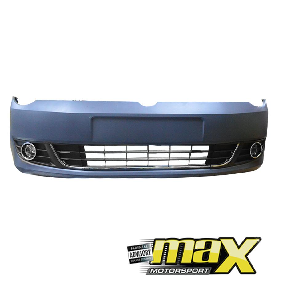 VW Polo Vivo Plastic Upgrade Front Bumper With Fogs (10-17) maxmotorsports