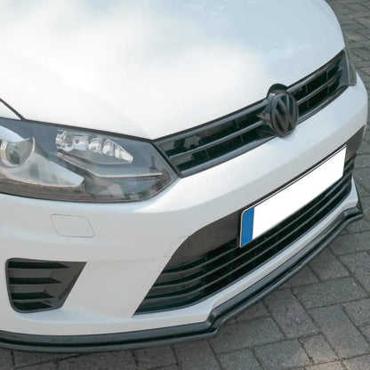 VW Polo (14-18) Matte Black Stick On Emblem Badge (Pair) maxmotorsports