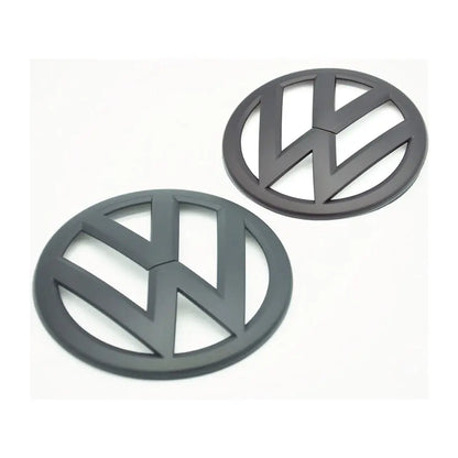 VW Polo (14-18) Matte Black Stick On Emblem Badge (Pair) maxmotorsports