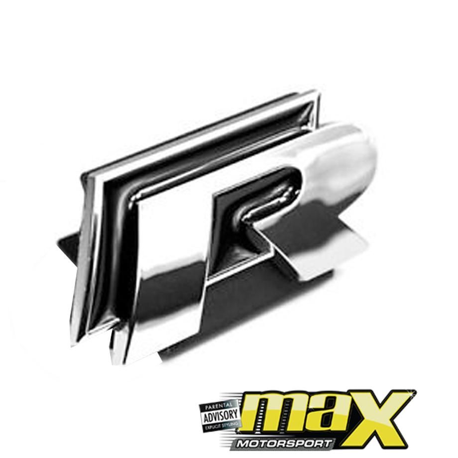 VW R-Line Stick On Grille Badge maxmotorsports