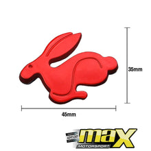 Load image into Gallery viewer, VW RED RABBIT BADGE maxmotorsports
