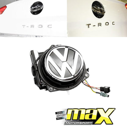 VW T-Roc Rear Emblem Reverse Camera Kit maxmotorsports