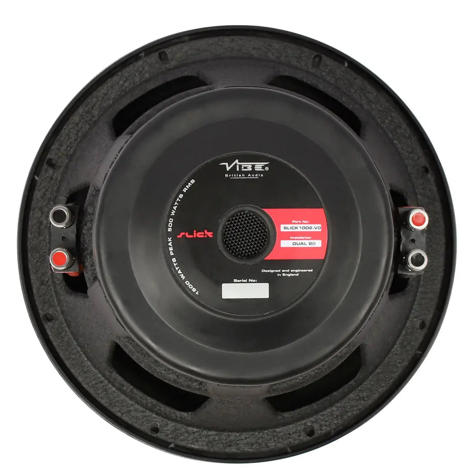 Vibe 10 Inch SLICK10D2-V0 Subwoofer 1500 Watts Max Motorsport