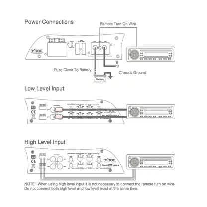 Vibe Powerbox250.2-V0 2-Channel Amplifier 1400W Vibe Audio