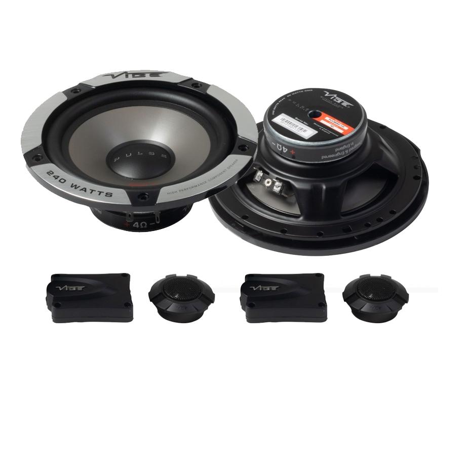 Vibe Pulse 6.5" 2-Way Component Speaker 240W maxmotorsports