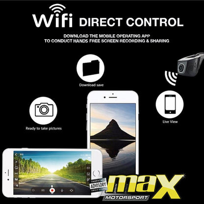 WIFI DVR Dash Camera maxmotorsports