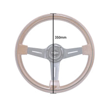 Load image into Gallery viewer, Woodgrain Look Drift Style Steering Wheel (350mm) Max Motorsport
