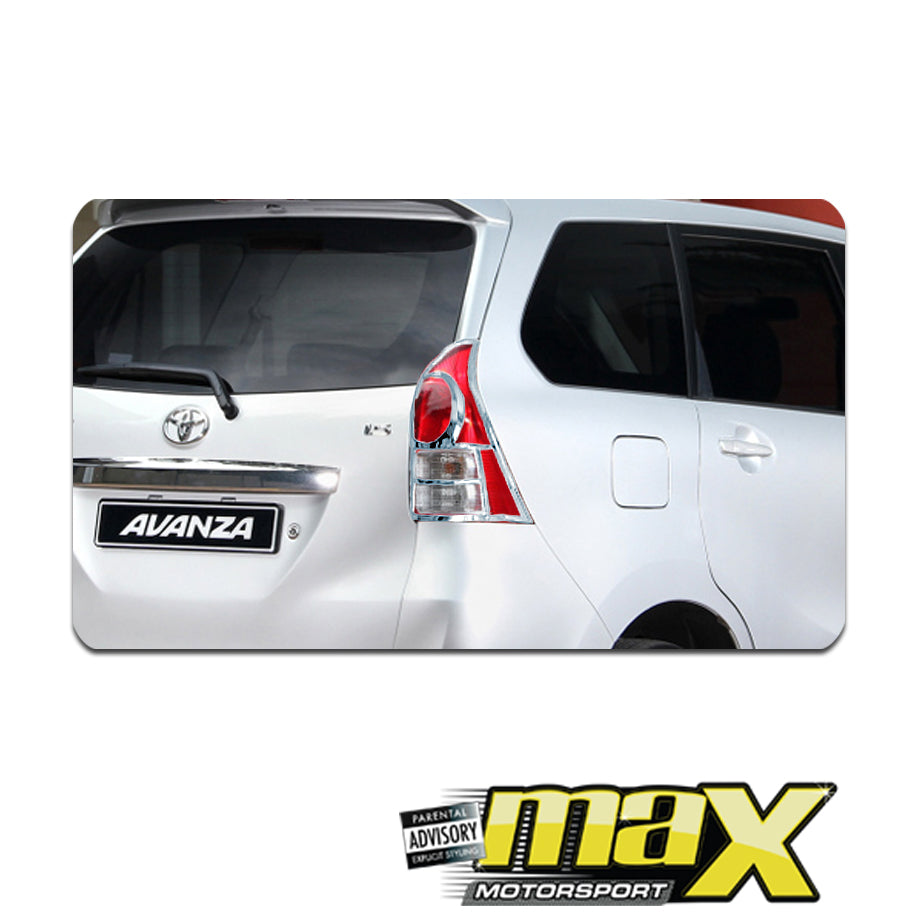 Toyota Avanza (12-On) Chrome Tail Light Surround