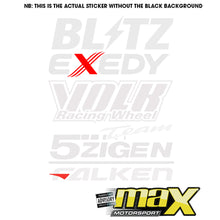 Load image into Gallery viewer, Universal 10-Piece JDM Racing Door Sticker Kit
