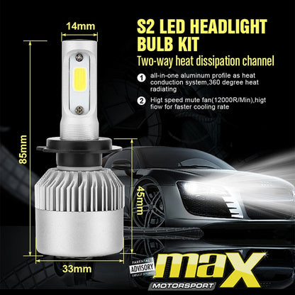 C6 LED Headlight Bulb Kit - 9006