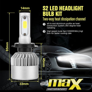 C6 LED Headlight Bulb Kit - H3