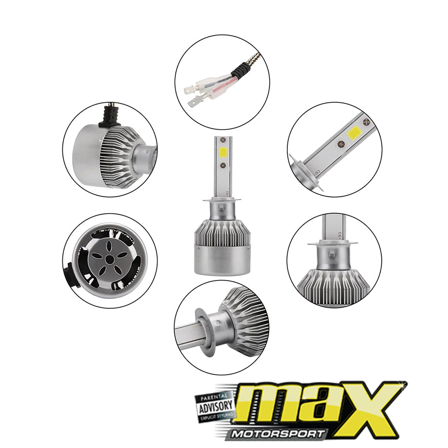 C6 LED Headlight Bulb Kit - 9006