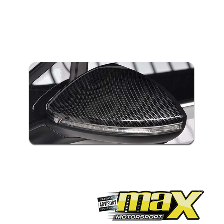 VW Golf Mk7 Carbon Fibre Clip On Mirror Covers