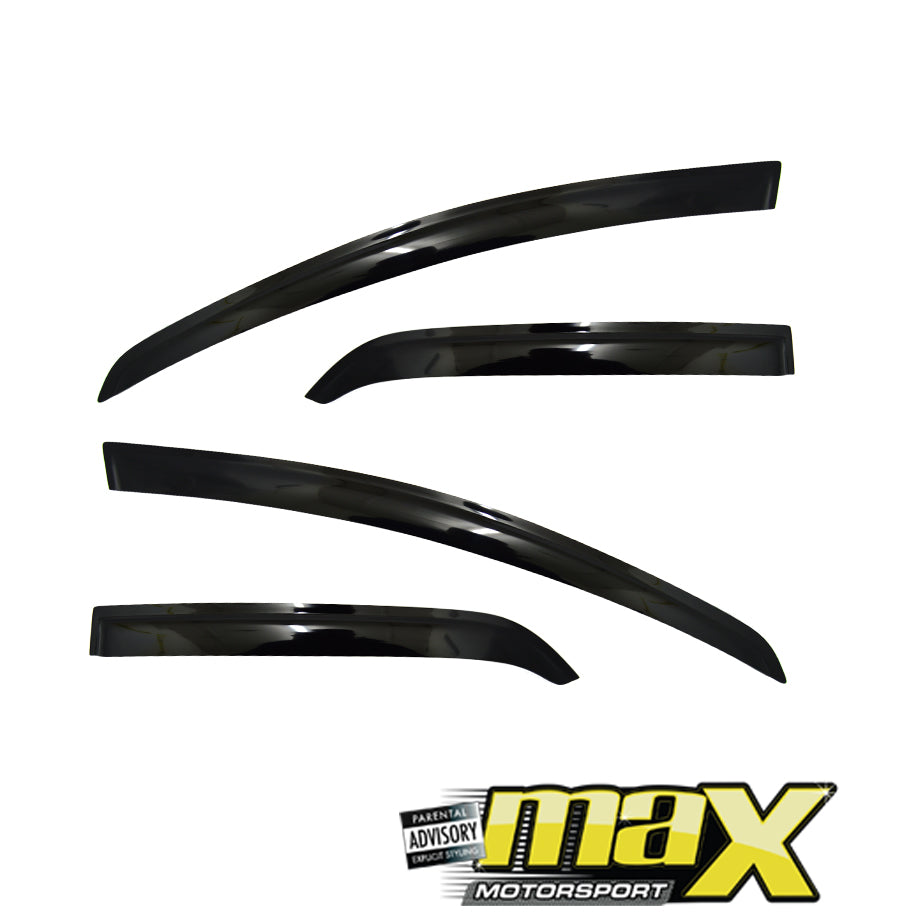 Ecosport (15-On) Black Windshield Guards (4-Door)