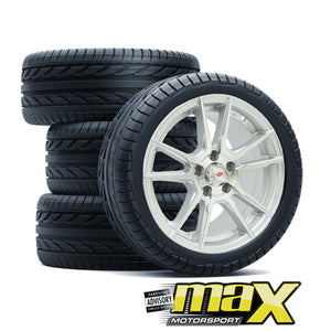 15 Inch Inforged MX7017 Wheel & Tyre Combo (5X100 PCD)