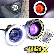 Load image into Gallery viewer, Universal Projector LED Angel Eye 7 Colour Fog Light
